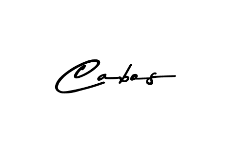 Use a signature maker to create a handwritten signature online. With this signature software, you can design (Asem Kandis PERSONAL USE) your own signature for name Cabos. Cabos signature style 9 images and pictures png