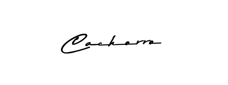 How to make Cachorro signature? Asem Kandis PERSONAL USE is a professional autograph style. Create handwritten signature for Cachorro name. Cachorro signature style 9 images and pictures png