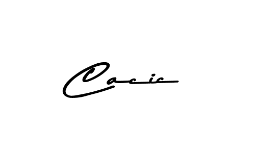 Cacic stylish signature style. Best Handwritten Sign (Asem Kandis PERSONAL USE) for my name. Handwritten Signature Collection Ideas for my name Cacic. Cacic signature style 9 images and pictures png