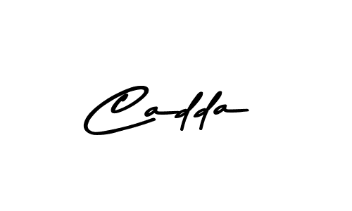 Use a signature maker to create a handwritten signature online. With this signature software, you can design (Asem Kandis PERSONAL USE) your own signature for name Cadda. Cadda signature style 9 images and pictures png