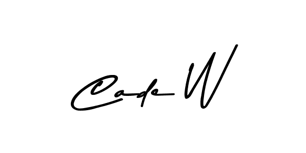 Similarly Asem Kandis PERSONAL USE is the best handwritten signature design. Signature creator online .You can use it as an online autograph creator for name Cade W. Cade W signature style 9 images and pictures png