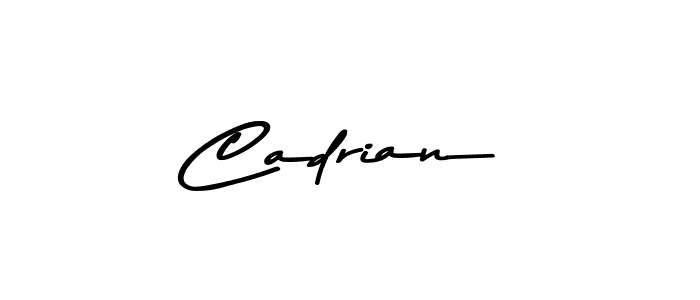 How to make Cadrian name signature. Use Asem Kandis PERSONAL USE style for creating short signs online. This is the latest handwritten sign. Cadrian signature style 9 images and pictures png