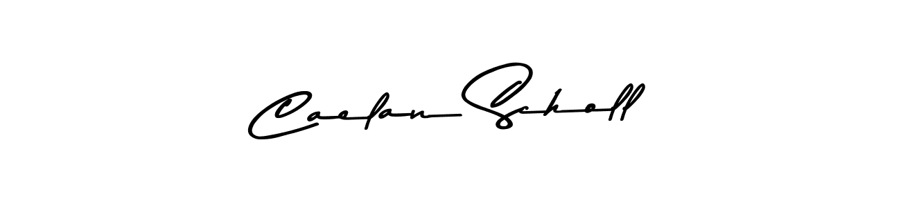 Design your own signature with our free online signature maker. With this signature software, you can create a handwritten (Asem Kandis PERSONAL USE) signature for name Caelan Scholl. Caelan Scholl signature style 9 images and pictures png