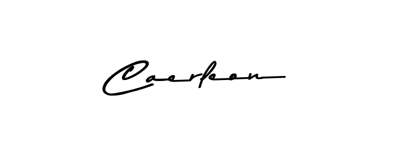 Caerleon stylish signature style. Best Handwritten Sign (Asem Kandis PERSONAL USE) for my name. Handwritten Signature Collection Ideas for my name Caerleon. Caerleon signature style 9 images and pictures png