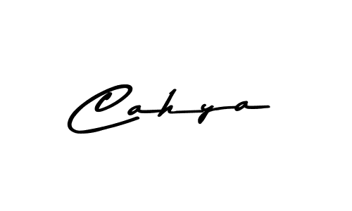How to make Cahya name signature. Use Asem Kandis PERSONAL USE style for creating short signs online. This is the latest handwritten sign. Cahya signature style 9 images and pictures png