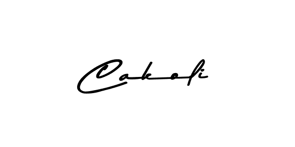 Use a signature maker to create a handwritten signature online. With this signature software, you can design (Asem Kandis PERSONAL USE) your own signature for name Cakoli. Cakoli signature style 9 images and pictures png