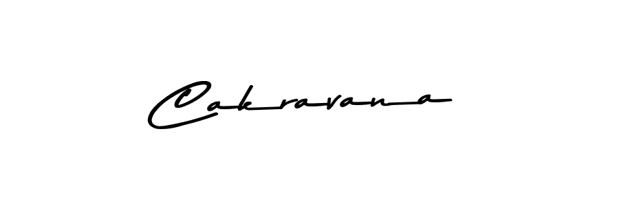 Cakravana stylish signature style. Best Handwritten Sign (Asem Kandis PERSONAL USE) for my name. Handwritten Signature Collection Ideas for my name Cakravana. Cakravana signature style 9 images and pictures png