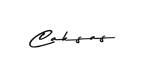 Make a beautiful signature design for name Caksas. With this signature (Asem Kandis PERSONAL USE) style, you can create a handwritten signature for free. Caksas signature style 9 images and pictures png