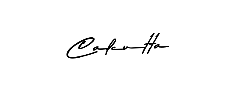 Create a beautiful signature design for name Calcutta. With this signature (Asem Kandis PERSONAL USE) fonts, you can make a handwritten signature for free. Calcutta signature style 9 images and pictures png