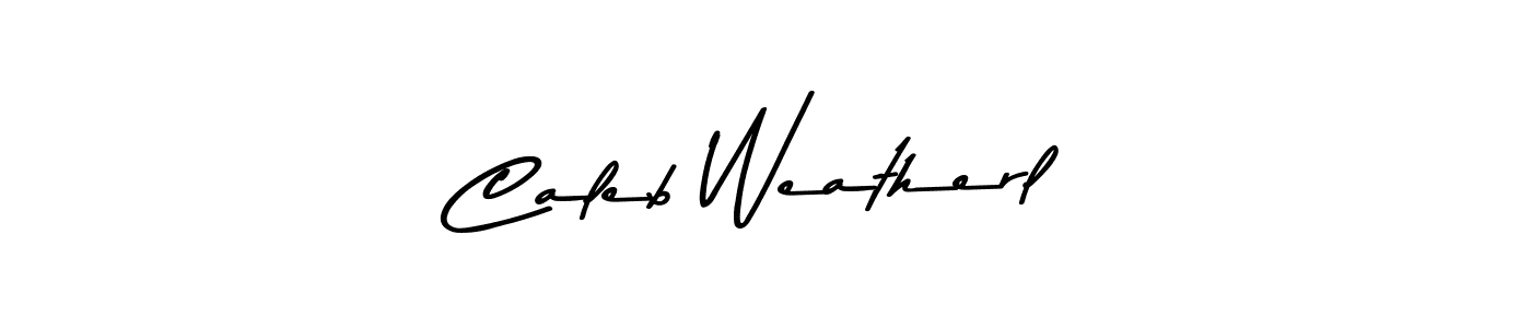 Caleb Weatherl stylish signature style. Best Handwritten Sign (Asem Kandis PERSONAL USE) for my name. Handwritten Signature Collection Ideas for my name Caleb Weatherl. Caleb Weatherl signature style 9 images and pictures png