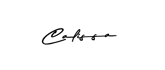 Use a signature maker to create a handwritten signature online. With this signature software, you can design (Asem Kandis PERSONAL USE) your own signature for name Calissa. Calissa signature style 9 images and pictures png