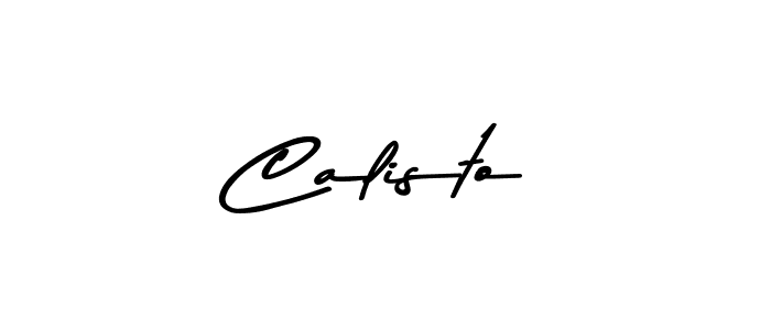 Make a beautiful signature design for name Calisto. With this signature (Asem Kandis PERSONAL USE) style, you can create a handwritten signature for free. Calisto signature style 9 images and pictures png