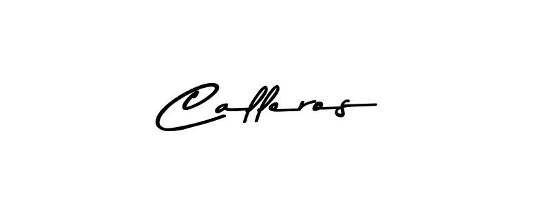 How to make Calleros signature? Asem Kandis PERSONAL USE is a professional autograph style. Create handwritten signature for Calleros name. Calleros signature style 9 images and pictures png