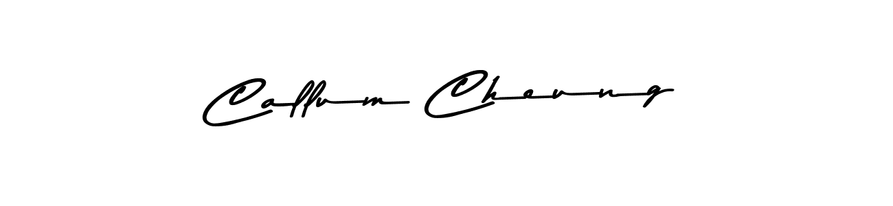 Callum Cheung stylish signature style. Best Handwritten Sign (Asem Kandis PERSONAL USE) for my name. Handwritten Signature Collection Ideas for my name Callum Cheung. Callum Cheung signature style 9 images and pictures png