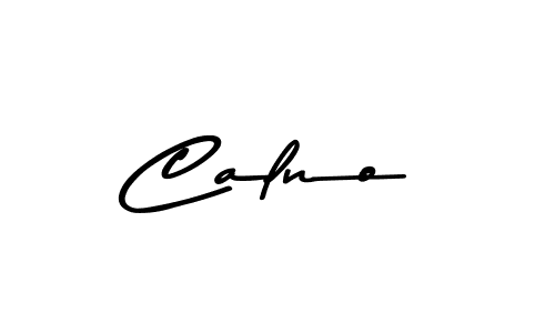 Make a beautiful signature design for name Calno. With this signature (Asem Kandis PERSONAL USE) style, you can create a handwritten signature for free. Calno signature style 9 images and pictures png