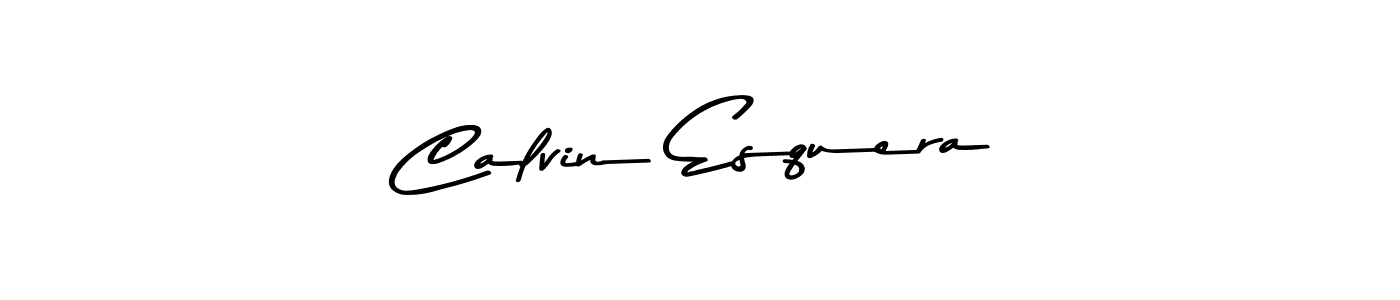 Calvin Esquera stylish signature style. Best Handwritten Sign (Asem Kandis PERSONAL USE) for my name. Handwritten Signature Collection Ideas for my name Calvin Esquera. Calvin Esquera signature style 9 images and pictures png