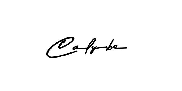 Use a signature maker to create a handwritten signature online. With this signature software, you can design (Asem Kandis PERSONAL USE) your own signature for name Calybe. Calybe signature style 9 images and pictures png