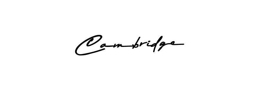 Use a signature maker to create a handwritten signature online. With this signature software, you can design (Asem Kandis PERSONAL USE) your own signature for name Cambridge. Cambridge signature style 9 images and pictures png
