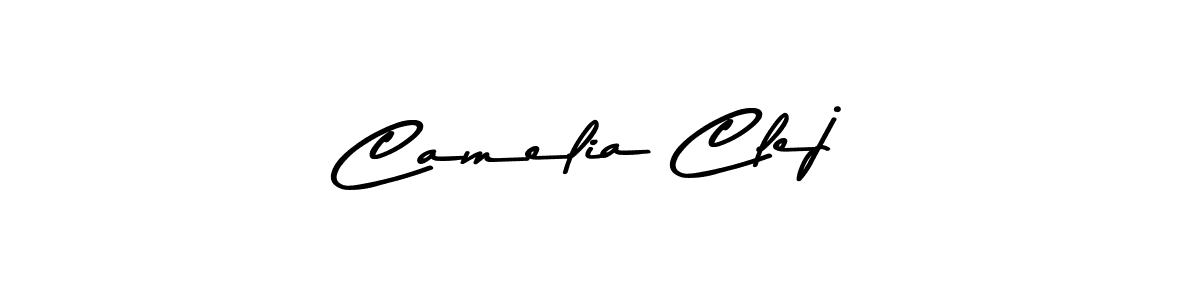 Camelia Clej stylish signature style. Best Handwritten Sign (Asem Kandis PERSONAL USE) for my name. Handwritten Signature Collection Ideas for my name Camelia Clej. Camelia Clej signature style 9 images and pictures png