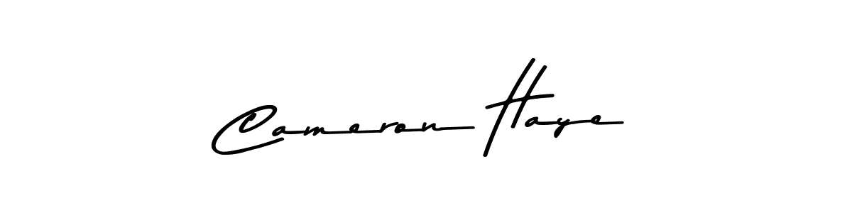 Cameron Haye stylish signature style. Best Handwritten Sign (Asem Kandis PERSONAL USE) for my name. Handwritten Signature Collection Ideas for my name Cameron Haye. Cameron Haye signature style 9 images and pictures png