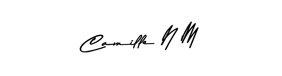 Similarly Asem Kandis PERSONAL USE is the best handwritten signature design. Signature creator online .You can use it as an online autograph creator for name Camille N M. Camille N M signature style 9 images and pictures png