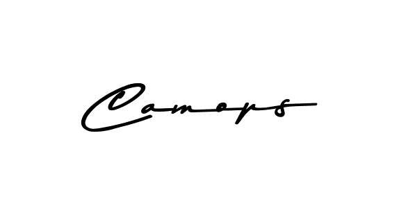 Design your own signature with our free online signature maker. With this signature software, you can create a handwritten (Asem Kandis PERSONAL USE) signature for name Camops. Camops signature style 9 images and pictures png