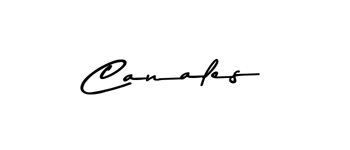 Use a signature maker to create a handwritten signature online. With this signature software, you can design (Asem Kandis PERSONAL USE) your own signature for name Canales. Canales signature style 9 images and pictures png