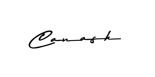 Design your own signature with our free online signature maker. With this signature software, you can create a handwritten (Asem Kandis PERSONAL USE) signature for name Canash. Canash signature style 9 images and pictures png