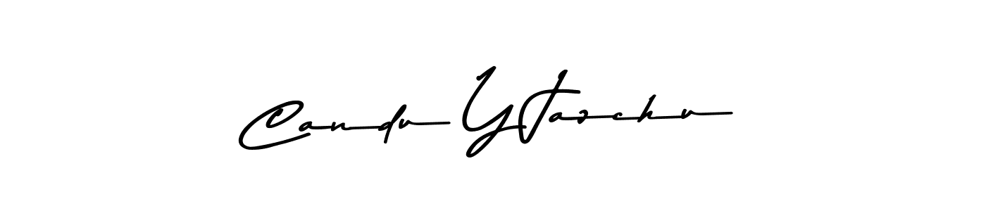 You should practise on your own different ways (Asem Kandis PERSONAL USE) to write your name (Candu Y Jazchu) in signature. don't let someone else do it for you. Candu Y Jazchu signature style 9 images and pictures png