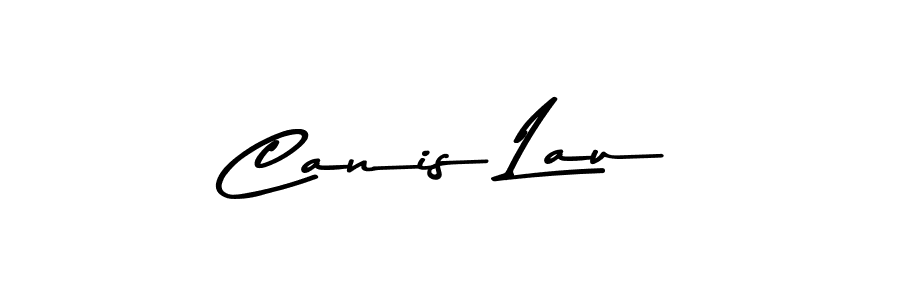 How to make Canis Lau name signature. Use Asem Kandis PERSONAL USE style for creating short signs online. This is the latest handwritten sign. Canis Lau signature style 9 images and pictures png
