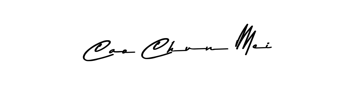 Make a beautiful signature design for name Cao Chun Mei. With this signature (Asem Kandis PERSONAL USE) style, you can create a handwritten signature for free. Cao Chun Mei signature style 9 images and pictures png