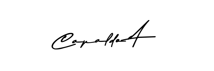 How to make Capaldo A signature? Asem Kandis PERSONAL USE is a professional autograph style. Create handwritten signature for Capaldo A name. Capaldo A signature style 9 images and pictures png