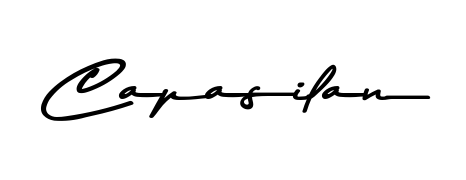 Achieve flawless digital penmanship with Capasilan name in Asem Kandis PERSONAL USE font. The perfect tool for creating online signatures. Capasilan signature style 9 images and pictures png