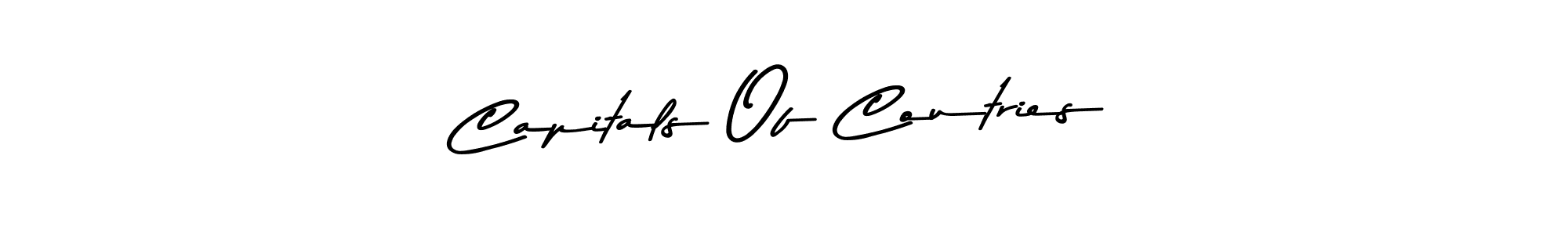 This is the best signature style for the Capitals Of Coutries name. Also you like these signature font (Asem Kandis PERSONAL USE). Mix name signature. Capitals Of Coutries signature style 9 images and pictures png