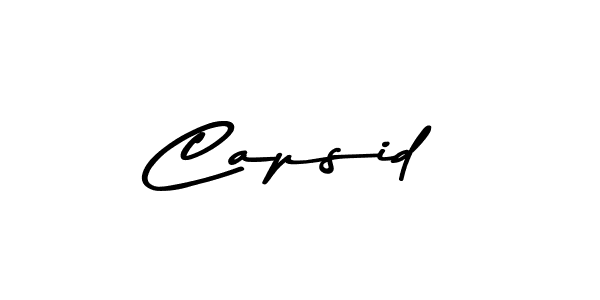 Capsid stylish signature style. Best Handwritten Sign (Asem Kandis PERSONAL USE) for my name. Handwritten Signature Collection Ideas for my name Capsid. Capsid signature style 9 images and pictures png