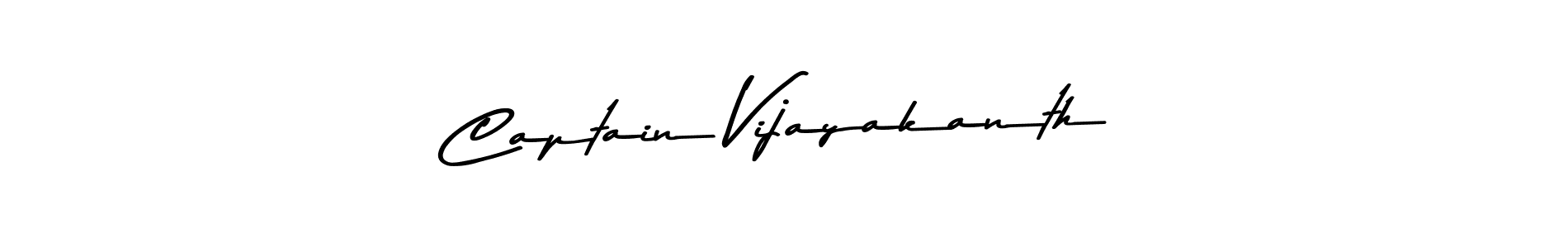 How to make Captain Vijayakanth name signature. Use Asem Kandis PERSONAL USE style for creating short signs online. This is the latest handwritten sign. Captain Vijayakanth signature style 9 images and pictures png