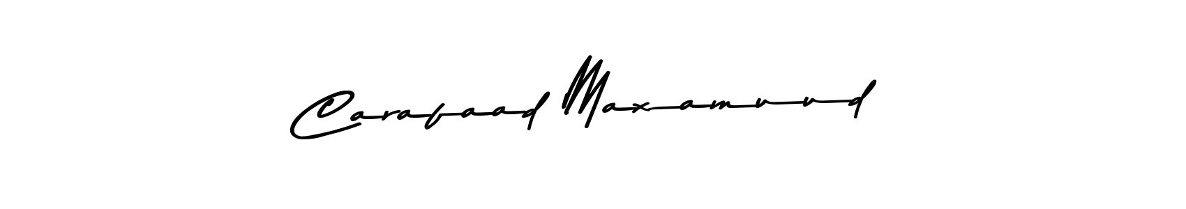 Asem Kandis PERSONAL USE is a professional signature style that is perfect for those who want to add a touch of class to their signature. It is also a great choice for those who want to make their signature more unique. Get Carafaad Maxamuud name to fancy signature for free. Carafaad Maxamuud signature style 9 images and pictures png