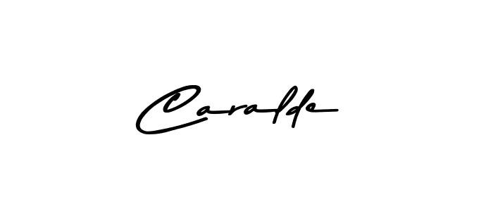 Use a signature maker to create a handwritten signature online. With this signature software, you can design (Asem Kandis PERSONAL USE) your own signature for name Caralde. Caralde signature style 9 images and pictures png