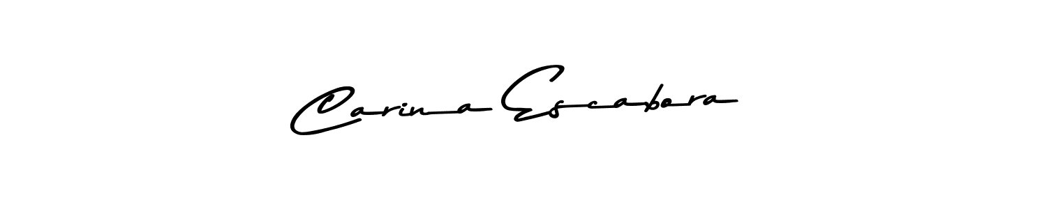 Design your own signature with our free online signature maker. With this signature software, you can create a handwritten (Asem Kandis PERSONAL USE) signature for name Carina Escabora. Carina Escabora signature style 9 images and pictures png