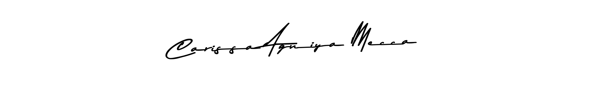 You should practise on your own different ways (Asem Kandis PERSONAL USE) to write your name (Carissa Agniya Mecca) in signature. don't let someone else do it for you. Carissa Agniya Mecca signature style 9 images and pictures png