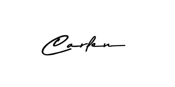 You should practise on your own different ways (Asem Kandis PERSONAL USE) to write your name (Carlen) in signature. don't let someone else do it for you. Carlen signature style 9 images and pictures png