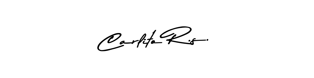 How to make Carlito R.s. signature? Asem Kandis PERSONAL USE is a professional autograph style. Create handwritten signature for Carlito R.s. name. Carlito R.s. signature style 9 images and pictures png