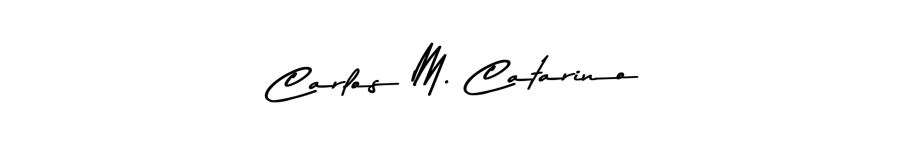 Similarly Asem Kandis PERSONAL USE is the best handwritten signature design. Signature creator online .You can use it as an online autograph creator for name Carlos M. Catarino. Carlos M. Catarino signature style 9 images and pictures png