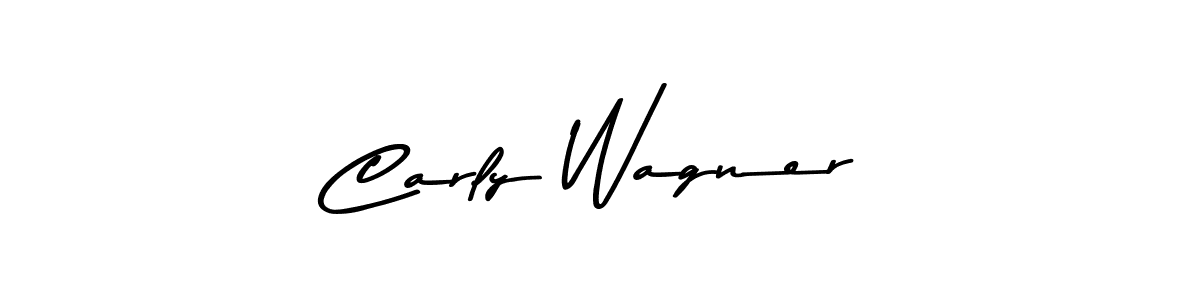Design your own signature with our free online signature maker. With this signature software, you can create a handwritten (Asem Kandis PERSONAL USE) signature for name Carly Wagner. Carly Wagner signature style 9 images and pictures png