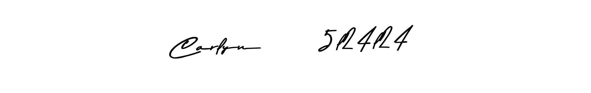 Once you've used our free online signature maker to create your best signature Asem Kandis PERSONAL USE style, it's time to enjoy all of the benefits that Carlyn      5l24l24 name signing documents. Carlyn      5l24l24 signature style 9 images and pictures png