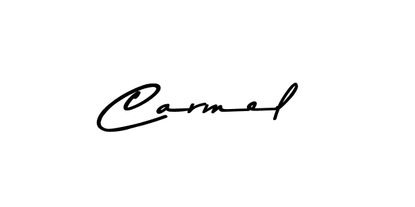 How to make Carmel name signature. Use Asem Kandis PERSONAL USE style for creating short signs online. This is the latest handwritten sign. Carmel signature style 9 images and pictures png