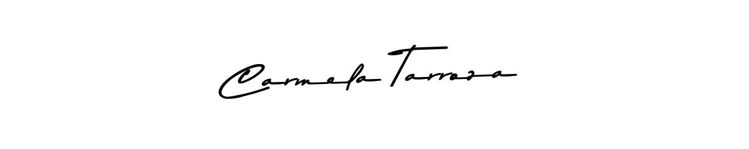 How to make Carmela Tarroza name signature. Use Asem Kandis PERSONAL USE style for creating short signs online. This is the latest handwritten sign. Carmela Tarroza signature style 9 images and pictures png