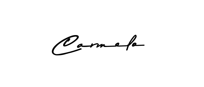 Design your own signature with our free online signature maker. With this signature software, you can create a handwritten (Asem Kandis PERSONAL USE) signature for name Carmelo. Carmelo signature style 9 images and pictures png