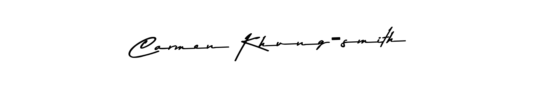 Also we have Carmen Khung-smith name is the best signature style. Create professional handwritten signature collection using Asem Kandis PERSONAL USE autograph style. Carmen Khung-smith signature style 9 images and pictures png