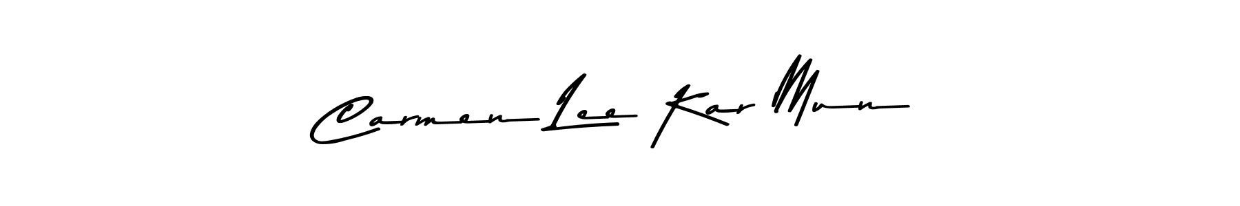 Also You can easily find your signature by using the search form. We will create Carmen Lee Kar Mun name handwritten signature images for you free of cost using Asem Kandis PERSONAL USE sign style. Carmen Lee Kar Mun signature style 9 images and pictures png